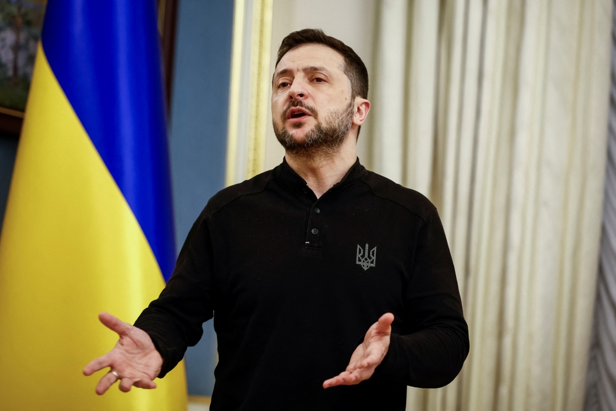 Tổng thống Ukraine Volodymyr Zelensky. Ảnh: Reuters