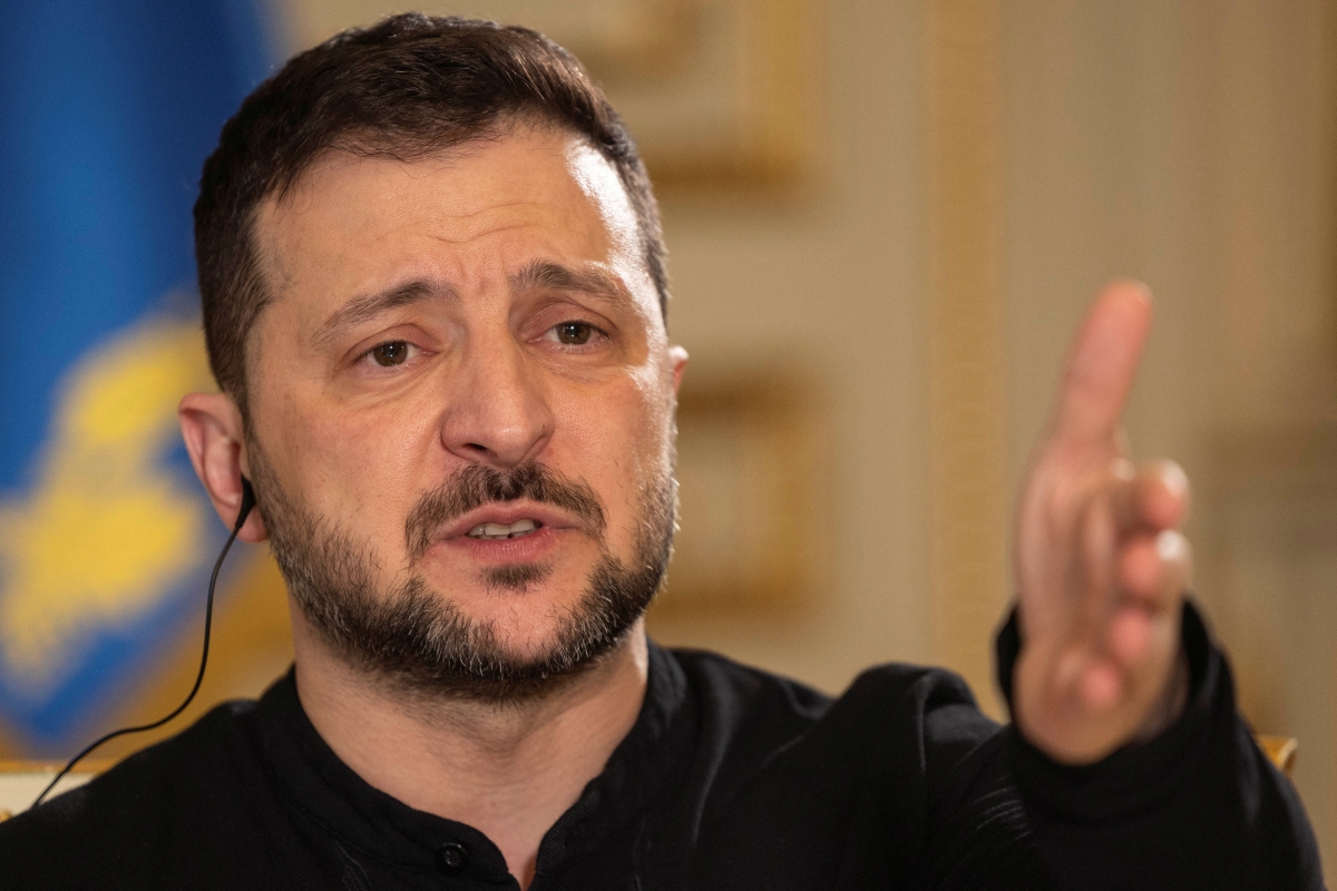 Tổng thống Ukraine Volodymyr Zelensky. Ảnh: Reuters