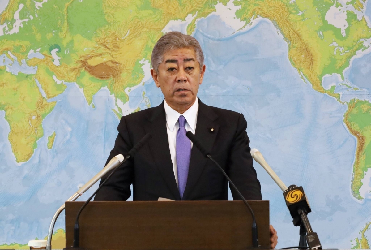 Ngoại trưởng Nhật Bản Iwaya Takeshi. Ảnh: Reuters