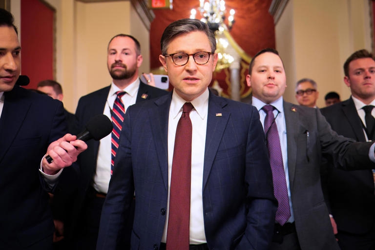 Chủ tịch Hạ viện Mike Jonhson. Ảnh: USA Today