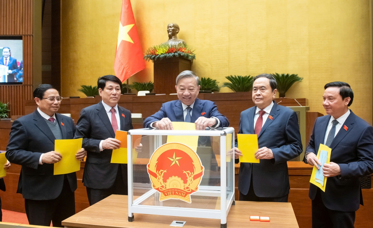 Lãnh đạo Đảng, Nhà nước bỏ phiếu tại Kỳ họp bất thường lần thứ 9, Quốc hội khóa XV