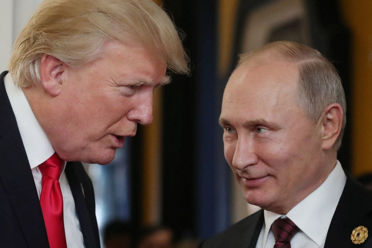 Ông Trump (trái) và ông Putin (phải). Ảnh: Getty
