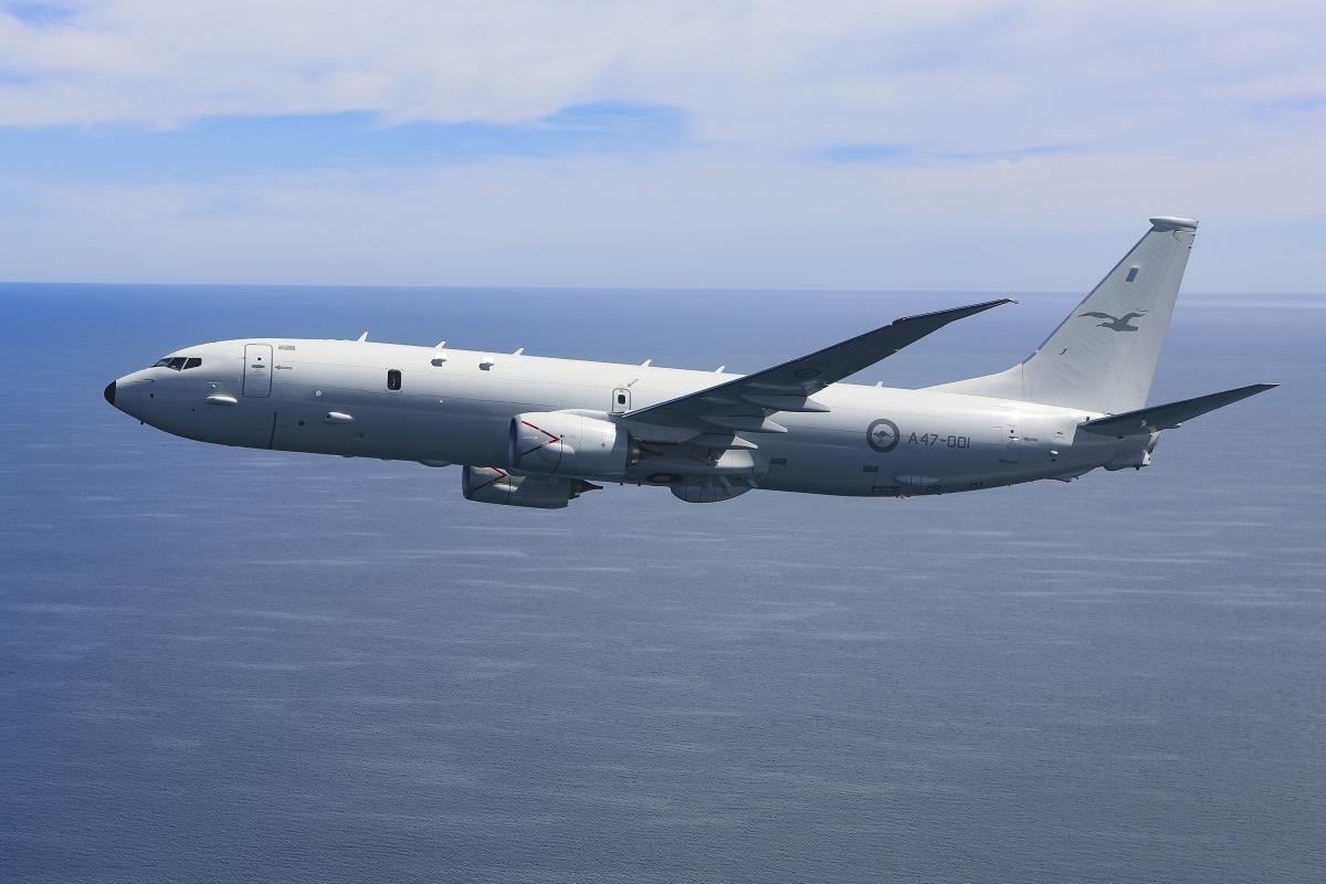 Máy bay tuần tra P-8A Poseidon của quân đội Australia. Nguồn: Quân đội Australia