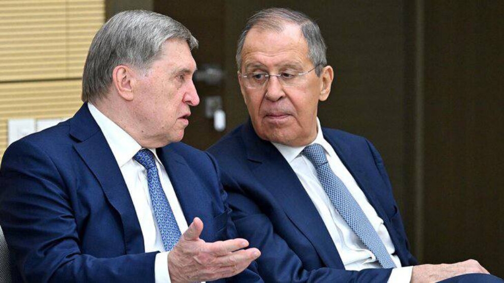 Ngoại trưởng Nga Sergey Lavrov và Trợ lý Tổng thống Nga Yuri Ushakov. Ảnh: anfrussian.com