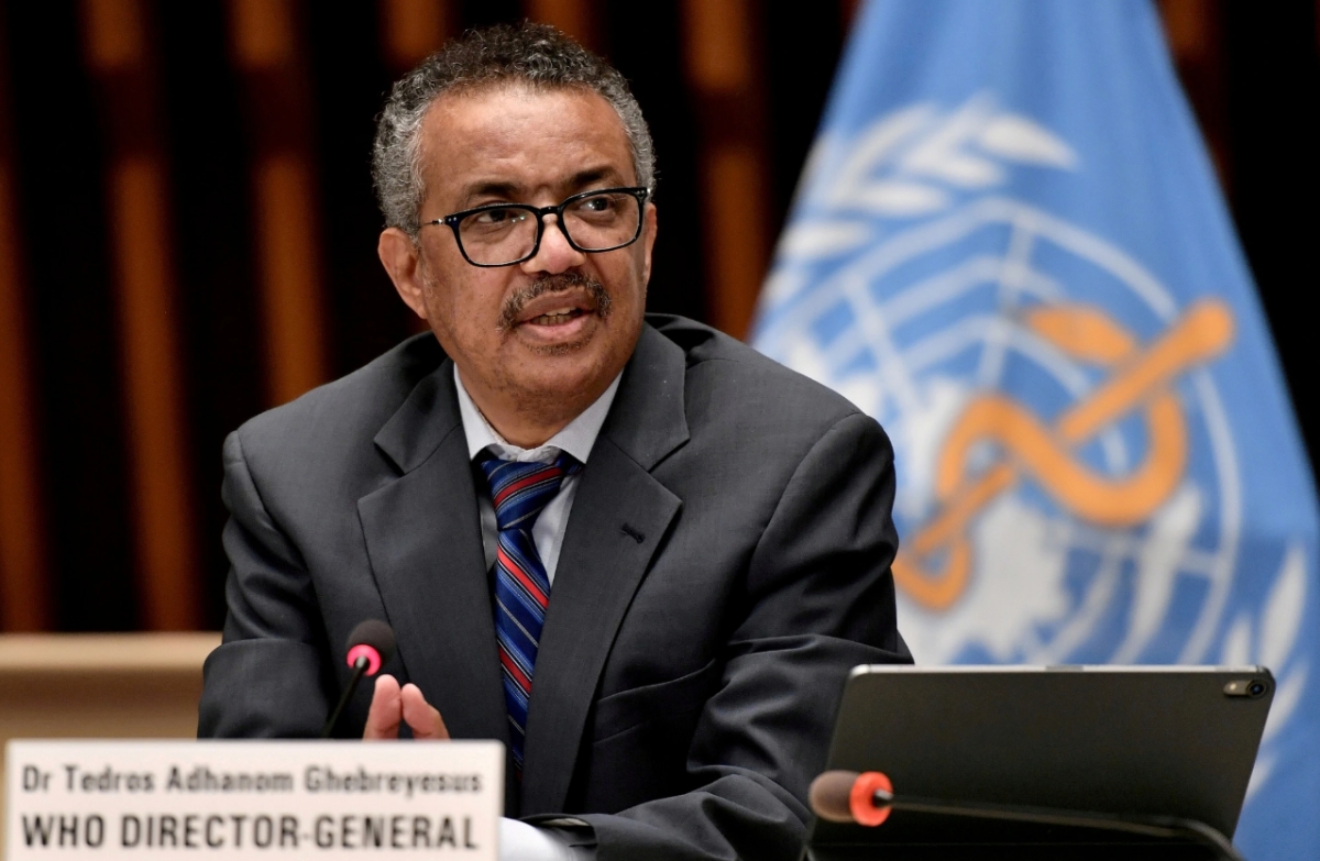 Tổng Giám đốc Tổ chức Y tế Thế giới Tedros Adhanom Ghebreyesus. Ảnh: Reuters