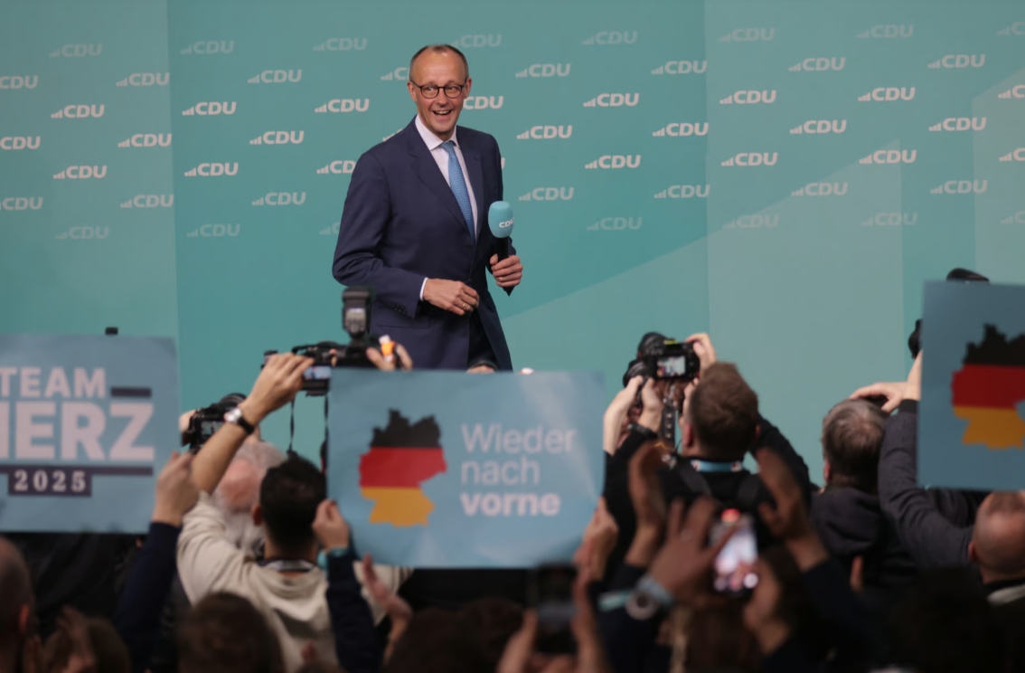Lãnh đạo Liên minh Dân chủ Cơ đốc giáo (CDU) Friedrich Merz. Ảnh: Politico