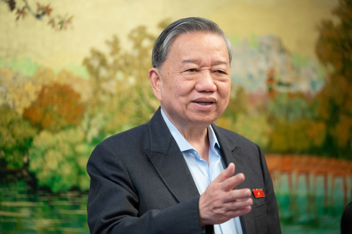 Tổng Bí thư Tô Lâm phát biểu tại phiên thảo luận tổ về chính sách phát triển khoa học công nghệ