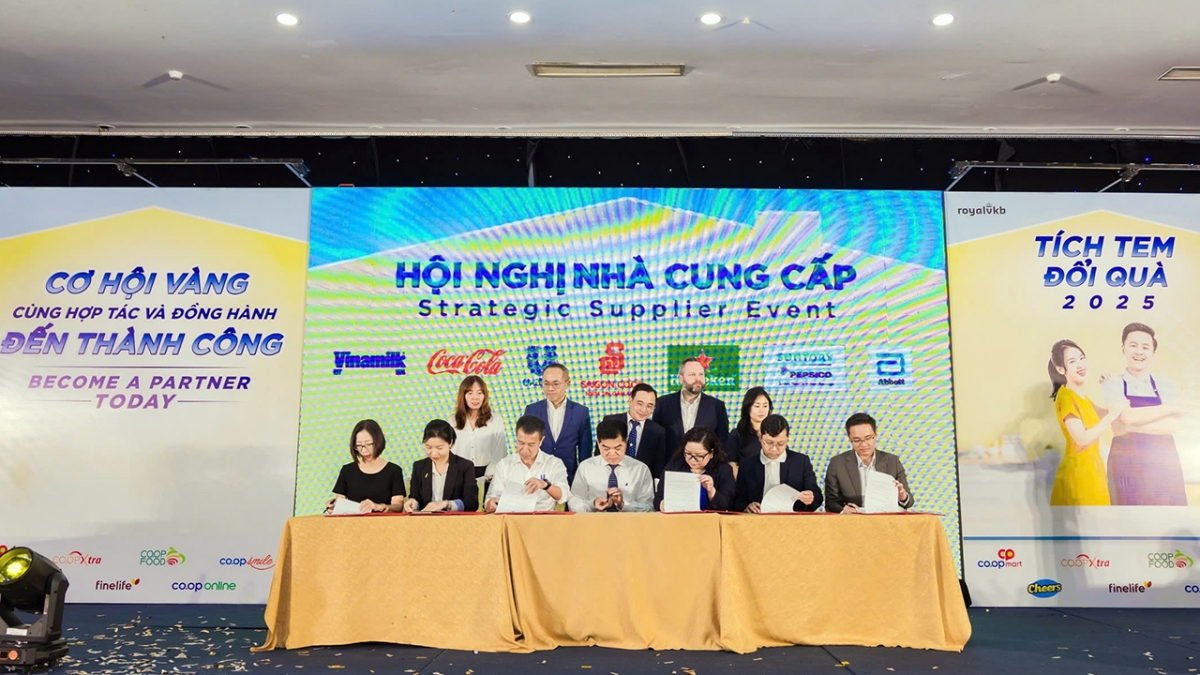 Saigon Co.op ký kết biên bản hợp tác chiến lược cùng 6 đối tác