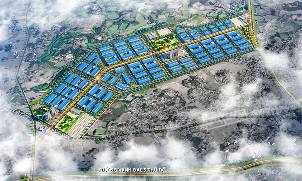 Phối cảnh KCN Mỹ Thái (Lạng Giang)