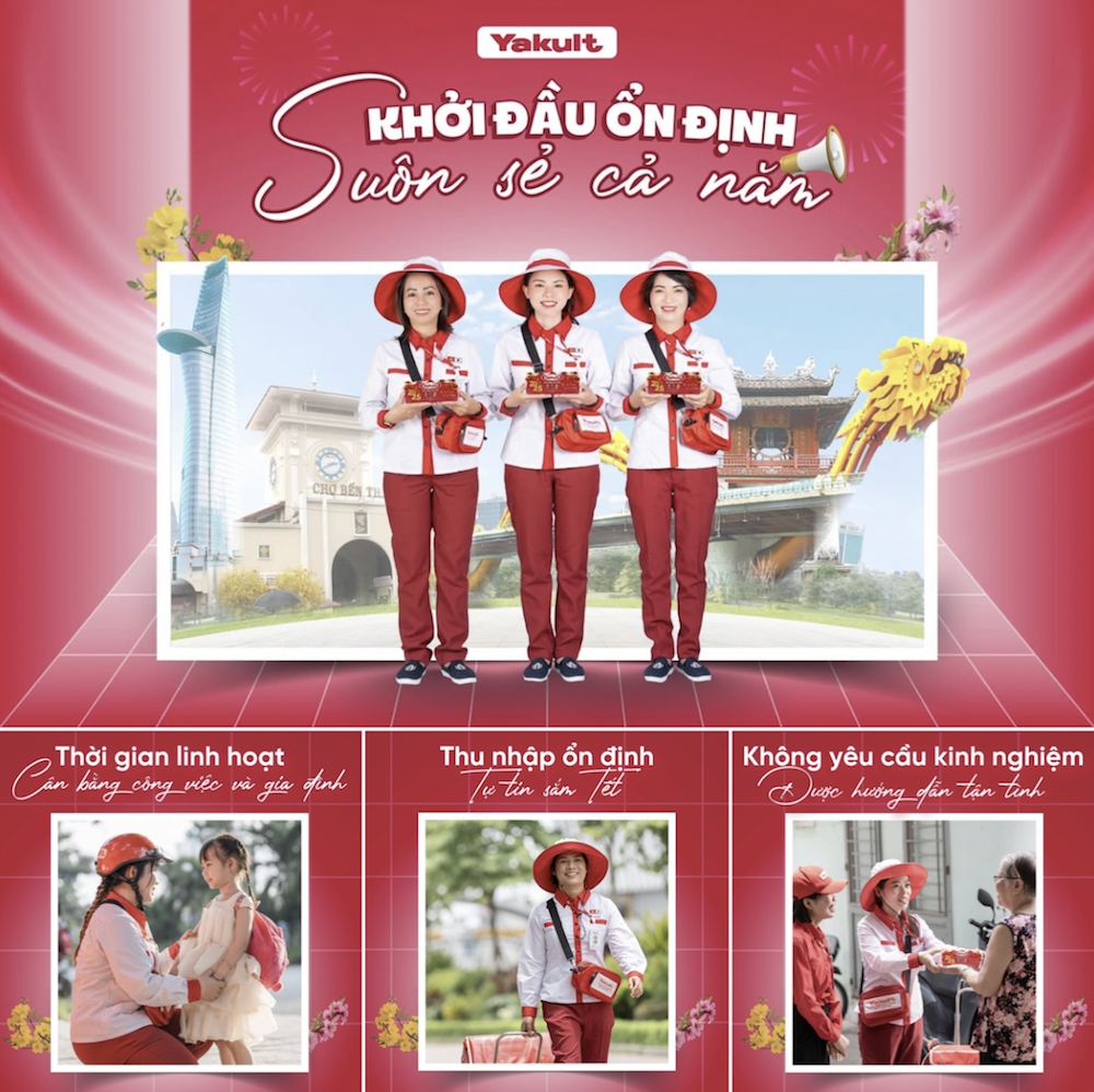 Ảnh minh hoạ: Nhiều chị em lựa chọn trở thành Yakult Lady