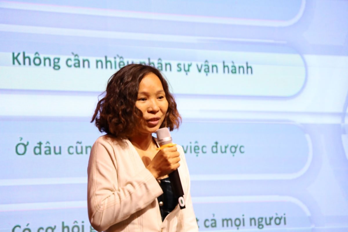 Bà Võ Hoàng Vân, Nhà sáng lập Công ty TNHH V.Kaus (Ảnh: BTC cung cấp).
