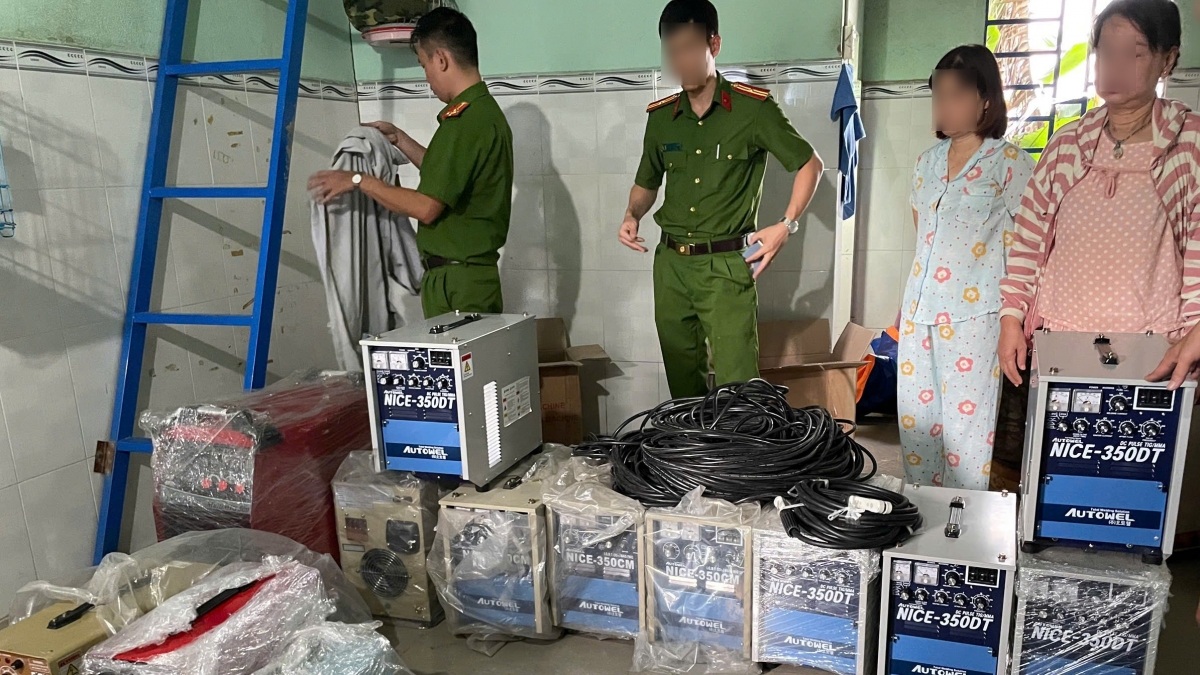 Tang vật của vụ việc (Ảnh: Công an tỉnh Đồng Nai)