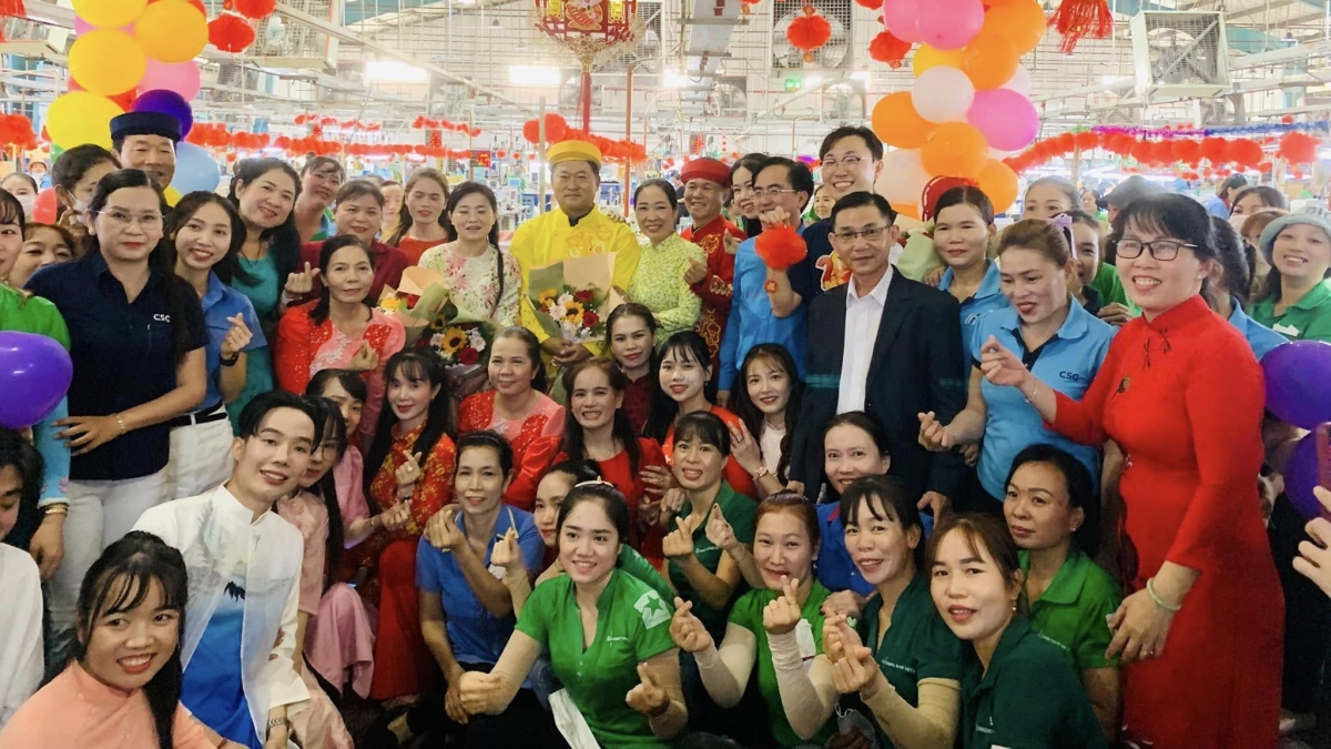 Lãnh đạo và công đoàn Công ty Changshin Việt Nam chăm lo đời sông công nhân
