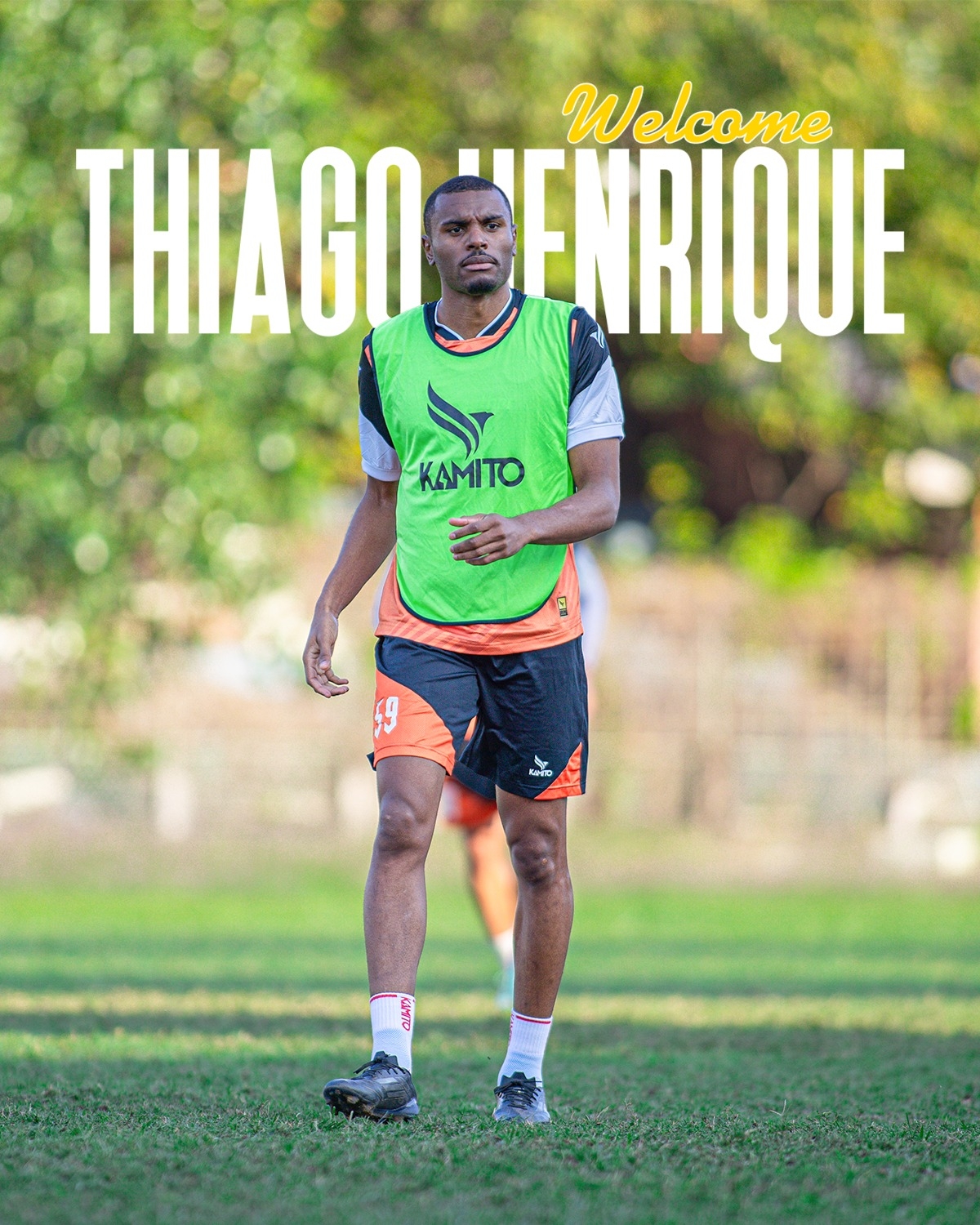 Tiền đạo Thiago Henrique gia nhập CLB Đà Nẵng. (Ảnh: CLB Đà Nẵng)