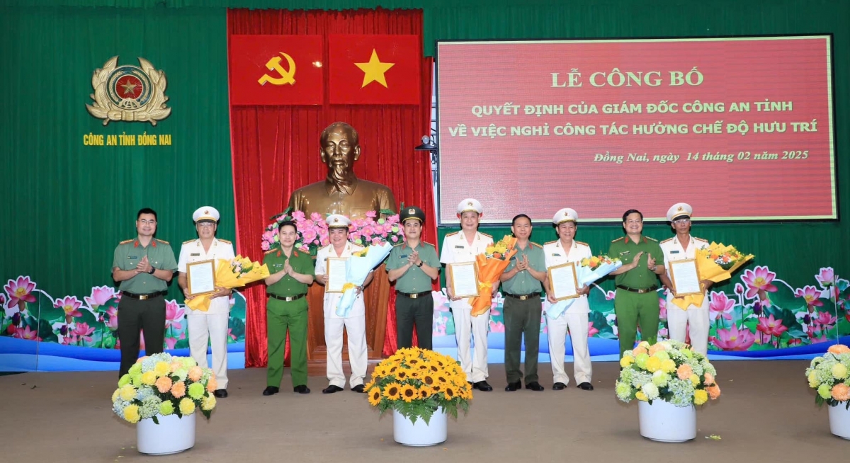 Quang cảnh buổi lễ (Ảnh: Công an tỉnh Đồng Nai)
