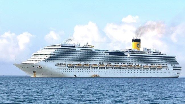 Italian-flagged cruise ship Costa Serena (Photo: laodong.vn)