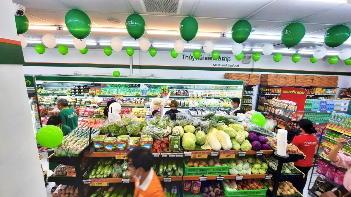 Cửa hàng thực phẩm Co.op Food thuộc Saigon Co.op được khách hàng ưa thích