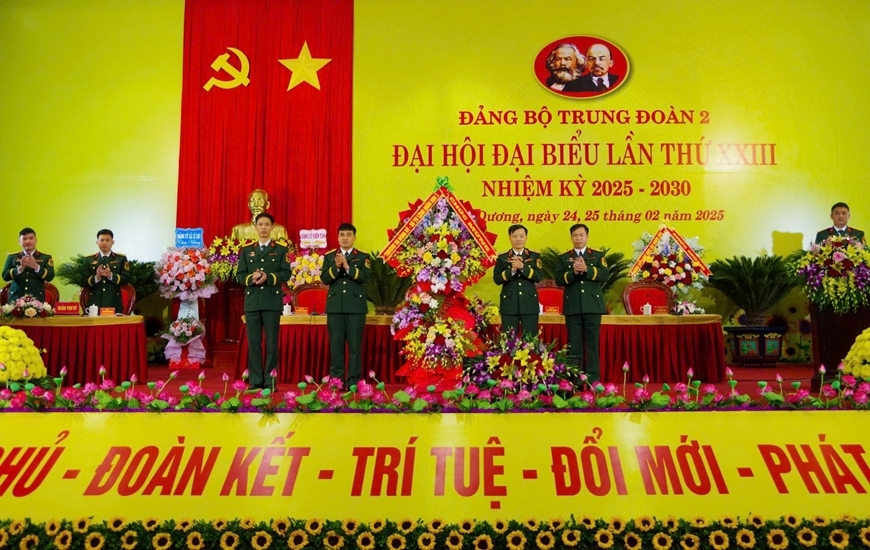 Đảng bộ cơ sở Trung đoàn 2, Sư đoàn 395, Quân khu 3 tổ chức ngày 25 và 26/2. (Ảnh: QĐND)