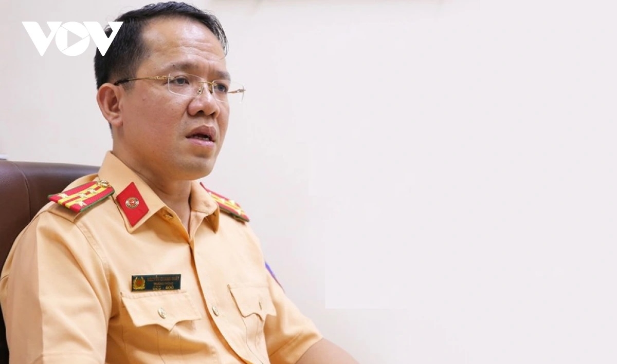 Đại tá Nguyễn Quang Nhật, trưởng Phòng hướng dẫn tuyên truyền, điều tra, giải quyết tai nạn giao thông - Cục CSGT (Bộ Công an)
