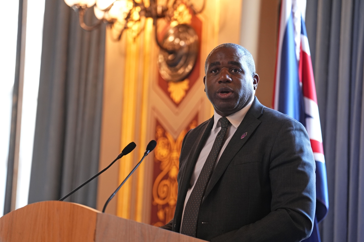 Ngoại trưởng Anh David Lammy. Ảnh: The Independent