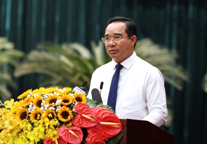 Chủ tịch UBND TPHCM Nguyễn Văn Được (Ảnh: Minh Quân/Báo Lao động)