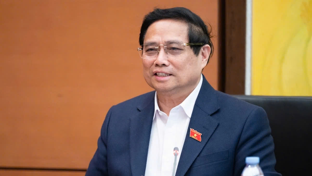 Thủ tướng Phạm Minh Chính phát biểu thảo luận tại tổ