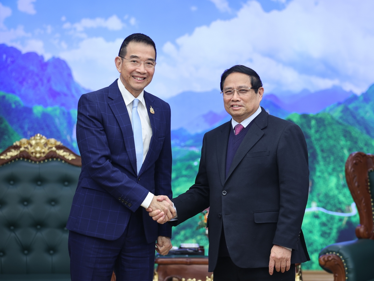 Thủ tướng Phạm Minh Chính và Bộ trưởng Ngoại giao Thái Lan Maris Sangiampongsa