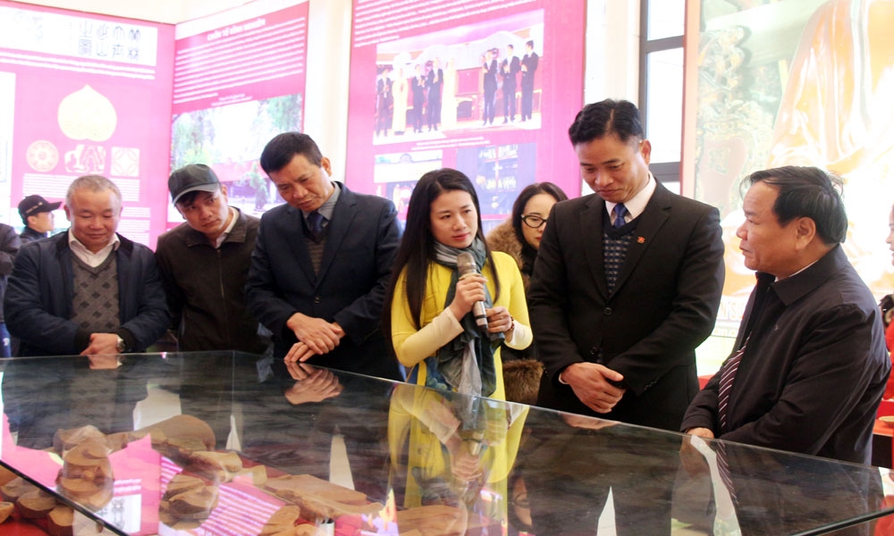 Khai mạc không gian trưng bày chuyên đề “Con đường Hoằng dương Phật pháp của các vị Tổ Phật giáo Trúc Lâm Yên Tử”