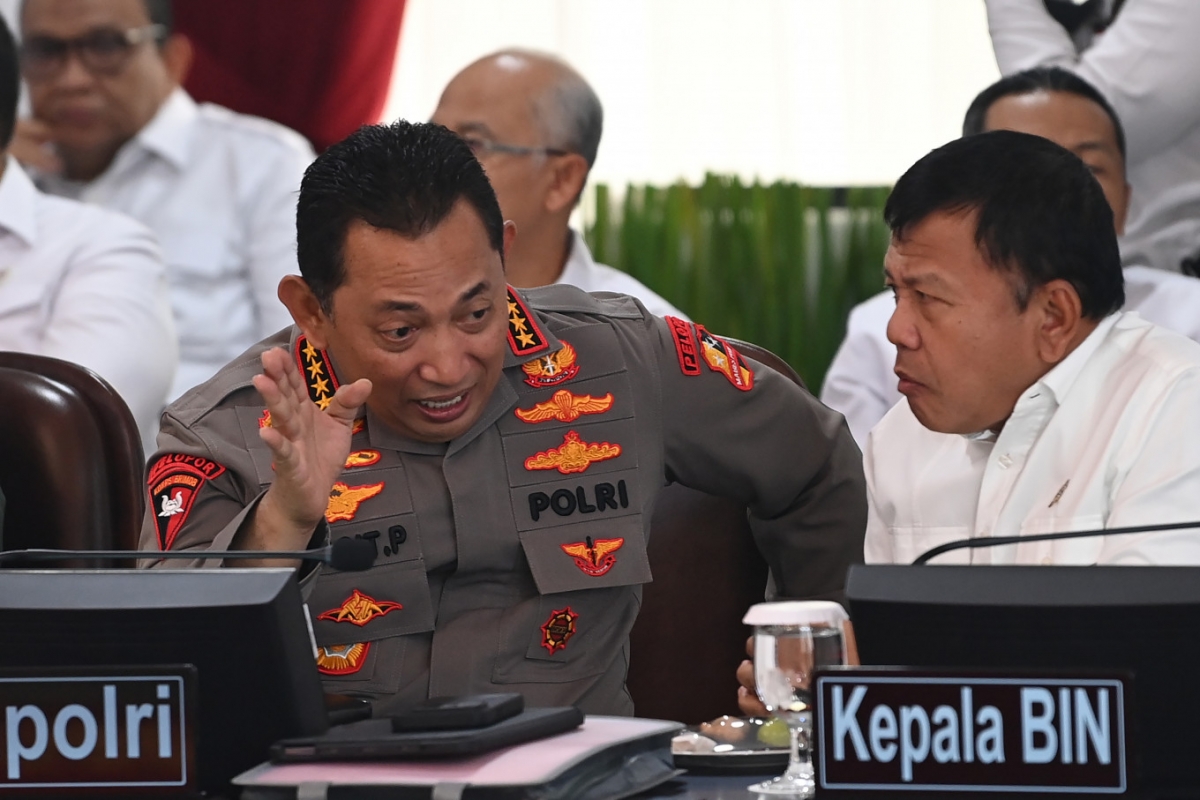 Cảnh sát trưởng quốc gia Indonesia Tướng Listyo Sigit Prabowo nỗ lực nâng cao hình ảnh và hiệu quả của Lực lượng cảnh sát quốc gia. Nguồn: Antara