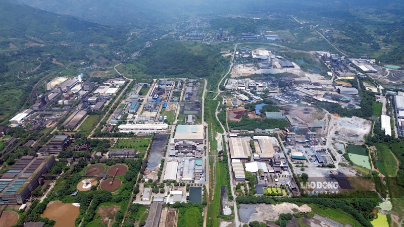 KCN Tằng Loỏng nằm ở khu vực xã Xuân Giao, xã Phú Nhuận, huyện Bảo Thắng - Ảnh: Báo Lao động