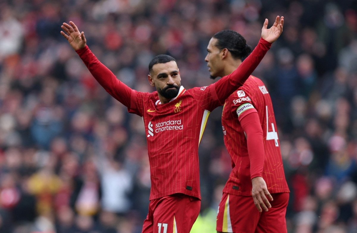 Salah tiếp tục tỏa sáng giúp Liverpool thắng trận (Ảnh: Reuters).