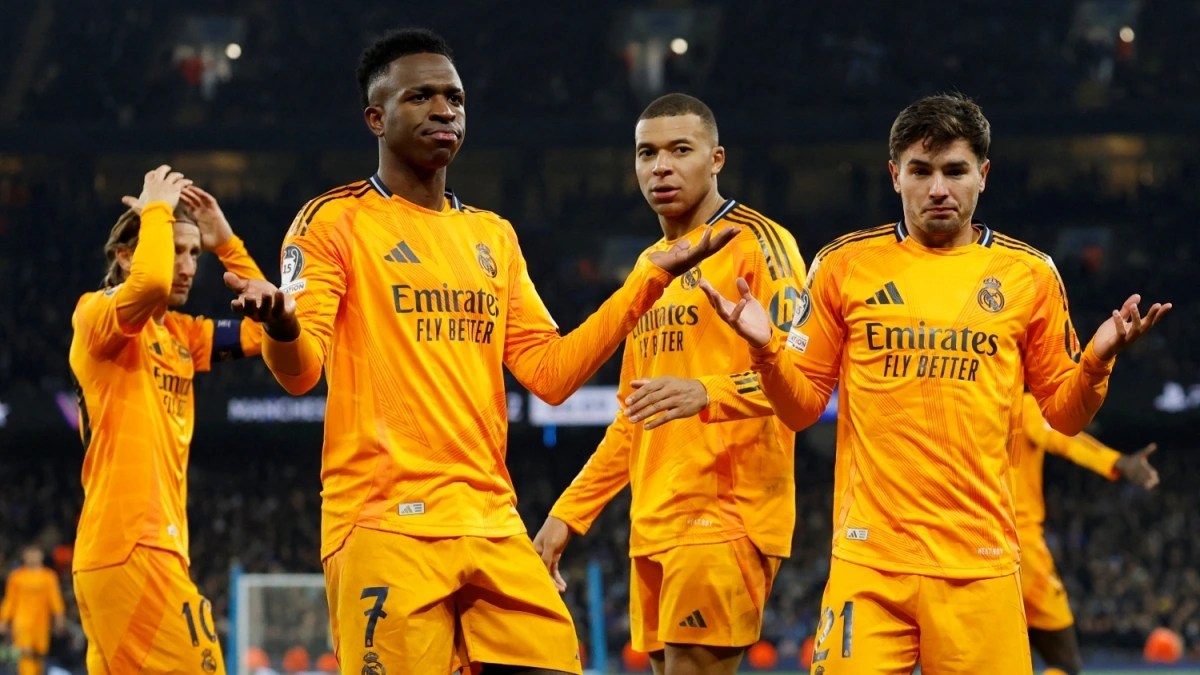 Real Madrid ngược dòng ấn tượng trước Man City (Ảnh: Reuters).