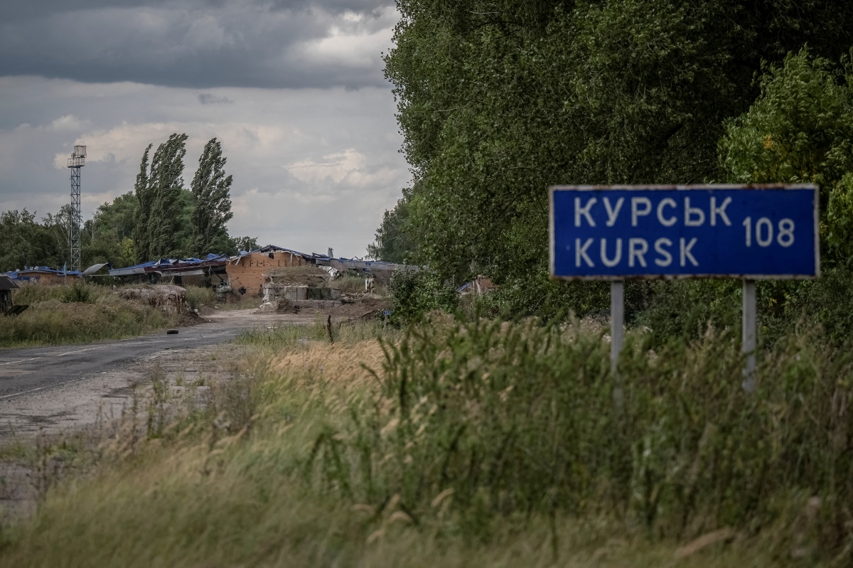 Giao tranh đang diễn ra ở vùng Kursk. Ảnh: Getty