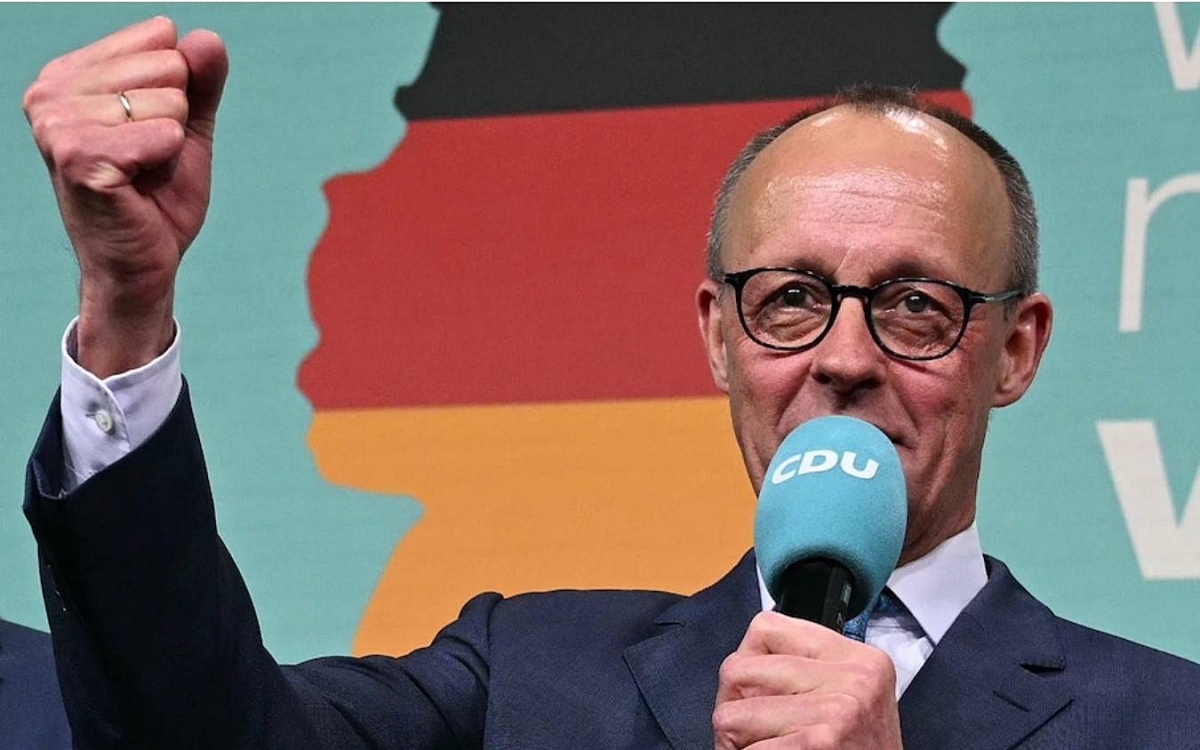 Lãnh đảo đảng CDU của Đức, Merz. Ảnh: Fassbender.
