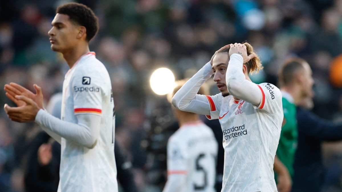 Liverpool để thua sốc trước Plymouth tại FA Cup. (Ảnh: Reuters)
