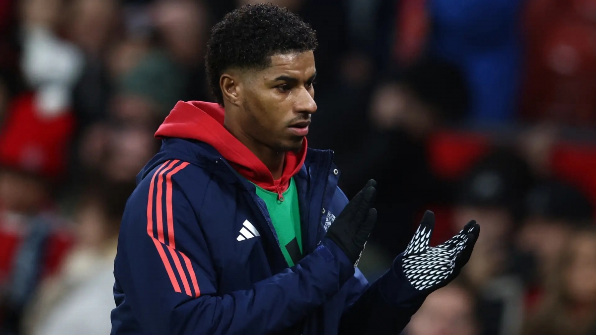 Tiền đạo Marcus Rashford của MU đang tiến gần đến việc gia nhập Aston Villa theo dạng cho mượn (Ảnh: Getty).