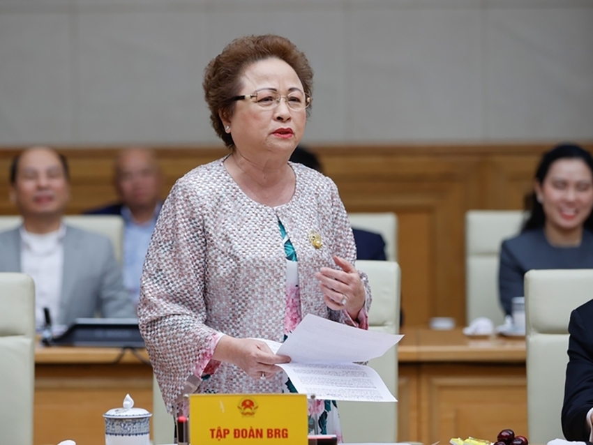 Bà Nguyễn Thị Nga, Chủ tịch Tập đoàn BRG - Ảnh: VGP/Nhật Bắc
