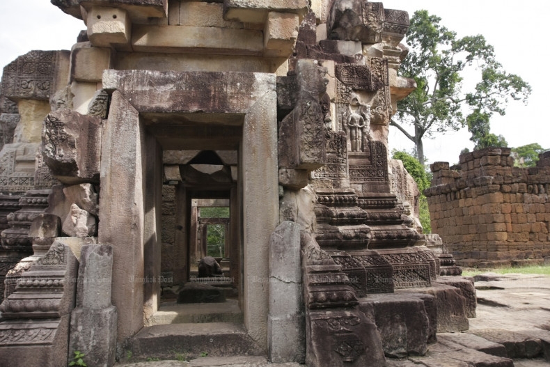 Ngôi đền Prasat Ta Muean Thom ở tỉnh Surin, được xây dựng từ thế kỷ XI và hiện do phía Thái Lan quản lý. (Ảnh: Bangkokpost)
