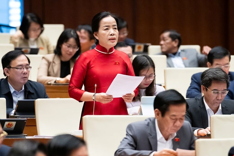 Đại biểu Nguyễn Thị Kim Thúy (Đoàn Đà Nẵng). Ảnh: Media Quốc hội