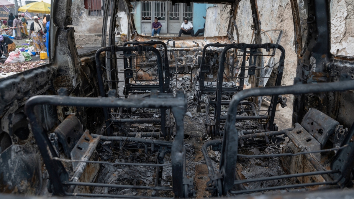 Nhóm vũ trang M23 chiếm thêm một thành phố khác ở miền Đông CHDC Congo (Ảnh: Reuters).