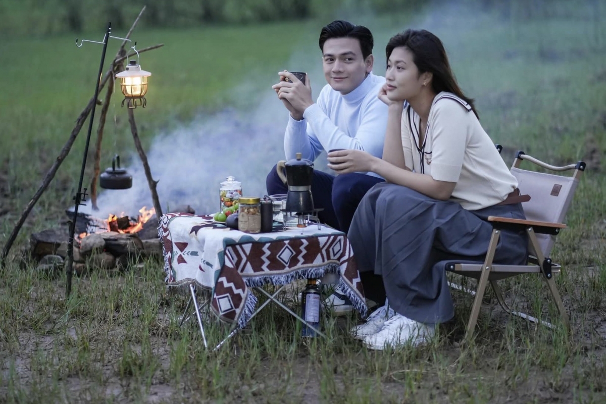 Một cảnh trong phim "Nụ hôn bạc tỷ" (ảnh: đoàn phim)