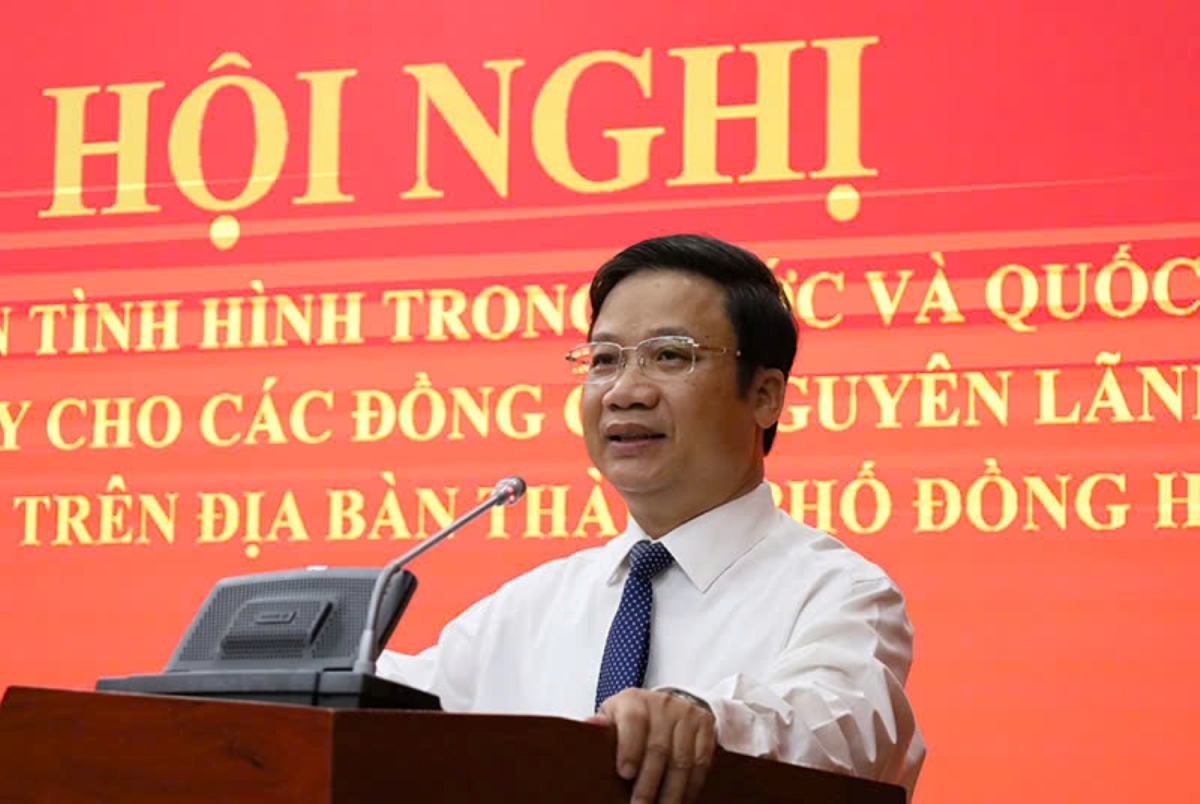 Ông Cao Văn Định, Trưởng Ban Tuyên giáo Tỉnh ủy Quảng Bình
