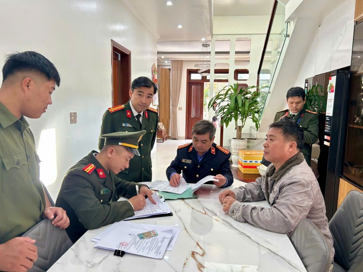 Ông Huỳnh Thanh Truyền tại cơ quan điều tra.