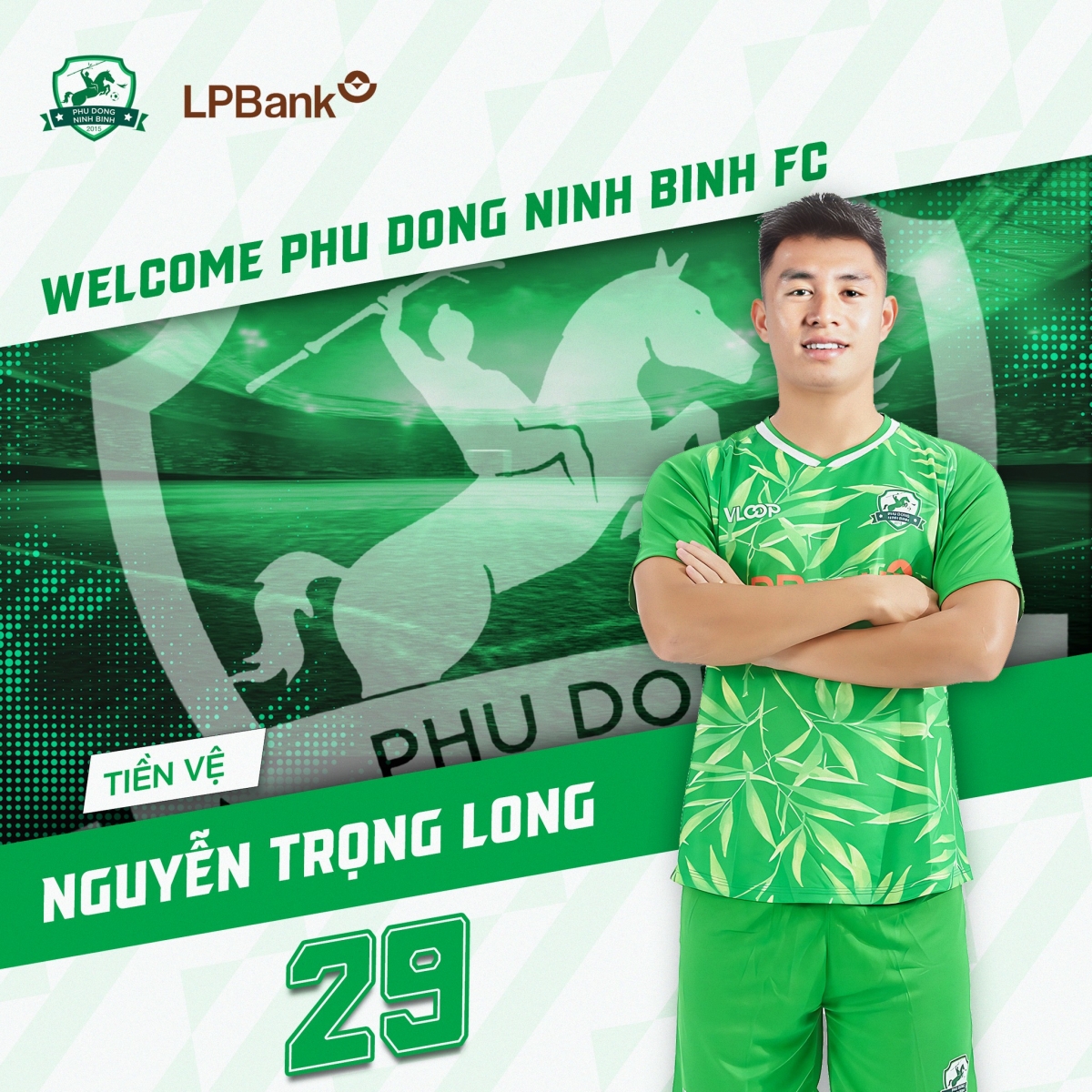 Trọng Long rời CLB CAHN để đầu quân cho Ninh Bình.
