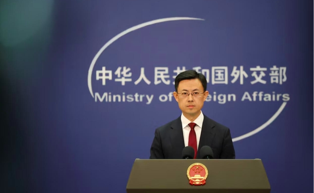 Người phát ngôn Bộ Ngoại giao Trung Quốc Quách Gia Côn. Ảnh: Reuters