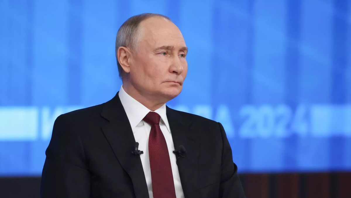 Tổng thống Nga Vladimia Putin. Ảnh:Ria Novosti