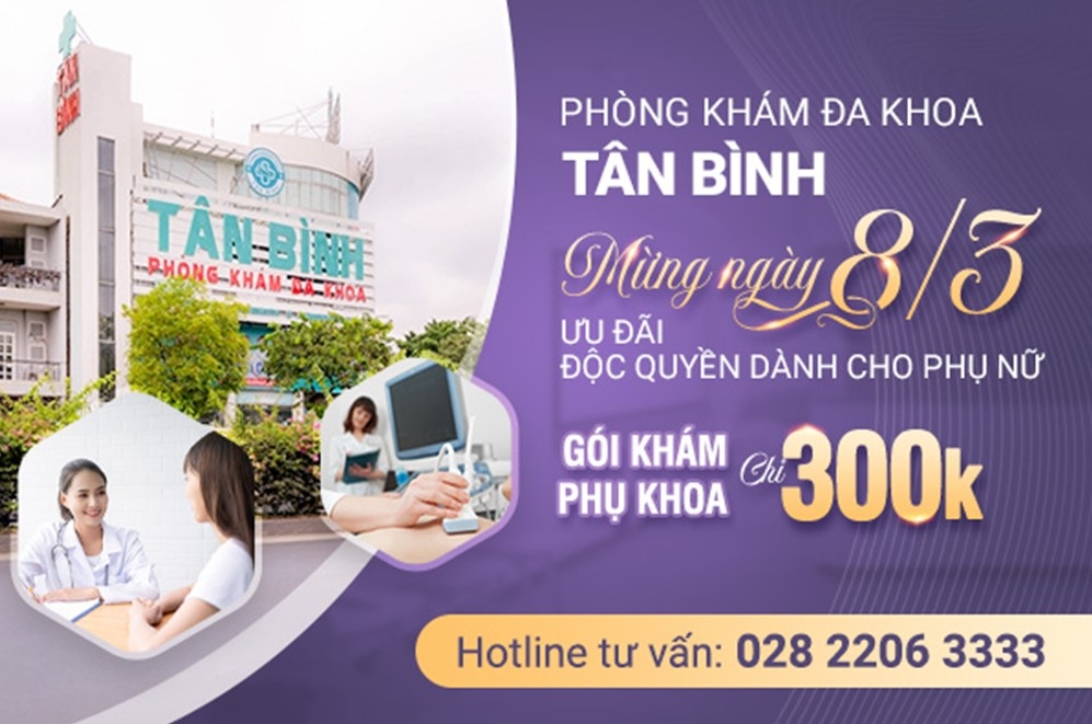 Phòng Khám Đa Khoa Tân Bình xây dựng gói khám ưu đãi nhân ngày 8/3