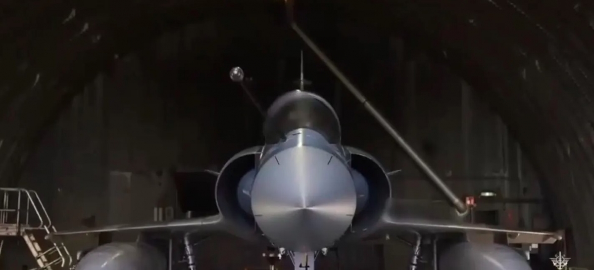 Một trong những chiến đấu cơ Mirage 2000 của Ukraine.