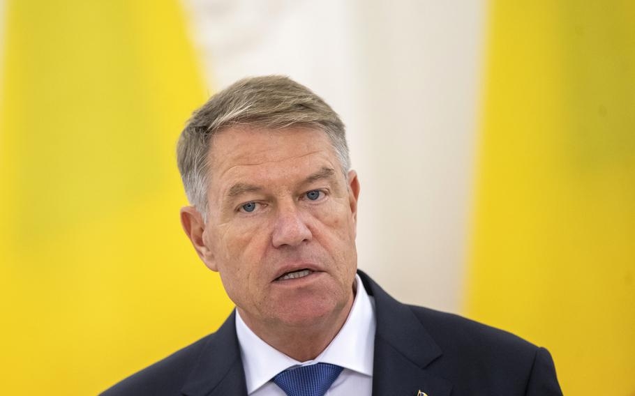 Tổng thống Romania Klaus Iohannis (Ảnh: AP)