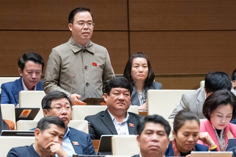 Đại biểu Trần Văn Khải - Đoàn ĐBQH tỉnh Hà Nam. Ảnh: Media Quốc hội